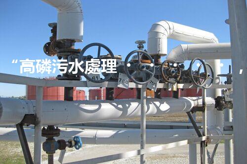 “高磷污水處理，環(huán)保先鋒，守護碧水藍天！”